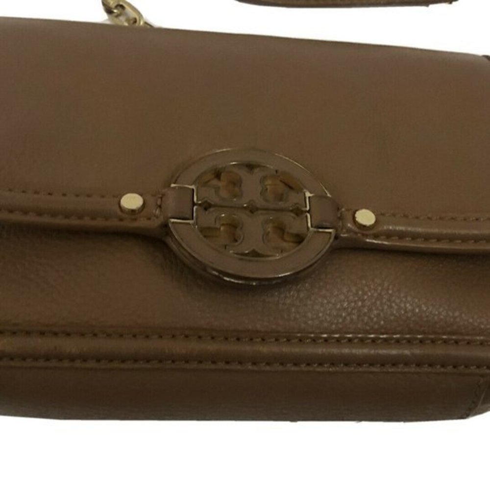 Tory Burch Handbag Crossbody Leather Camel Small - Picture 9 of 11